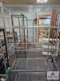 Silver Five Tier Wire Shelf