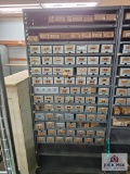 Gray Metal Shelf With Trays