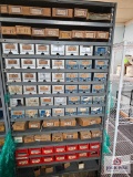 Gray Metal Shelf With Trays
