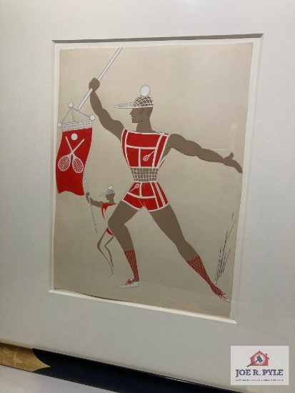Erte 'Tennis' Circa 1930