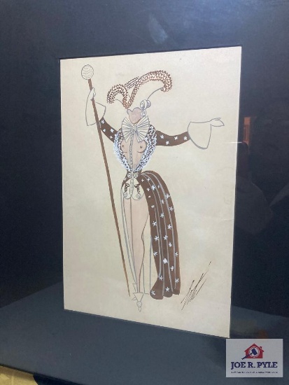 Erte 'Marche De Ceremonies Mannequin' Circa 1930
