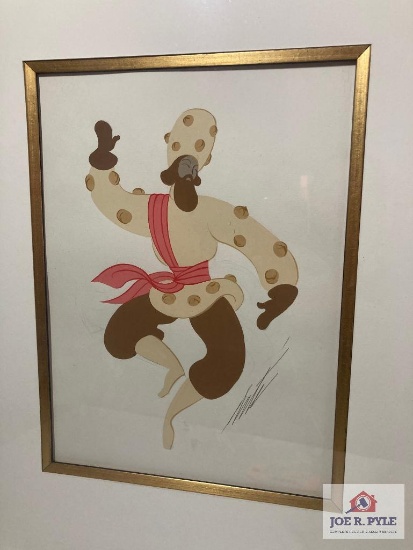 Erte 'Halva-Sweets Ballet' Circa 1930