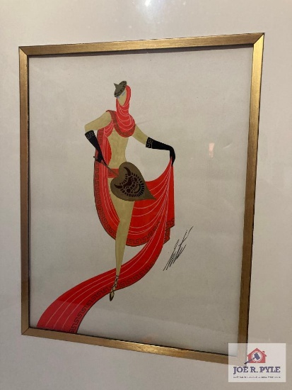 Erte 'Femme Fatales-Phryne' Circa 1930