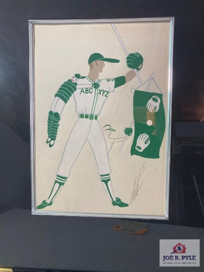Erte 'Base Ball (Boys)' Circa 1930