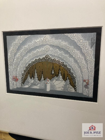 Erte 'Legende d'Hiver' Circa 1930