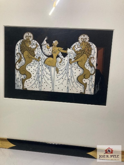 Erte 'Legende d'Hiver' Circa 1930