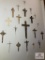 Group of 15 plus crucifixes on wall 8