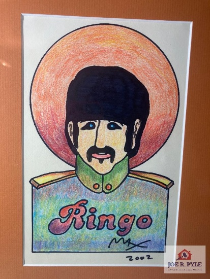 Drawing by Peter Max 'Ringo' 2002