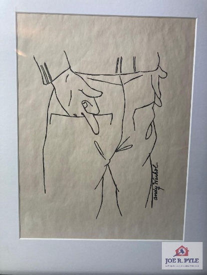 Drawing by Andy Warhol