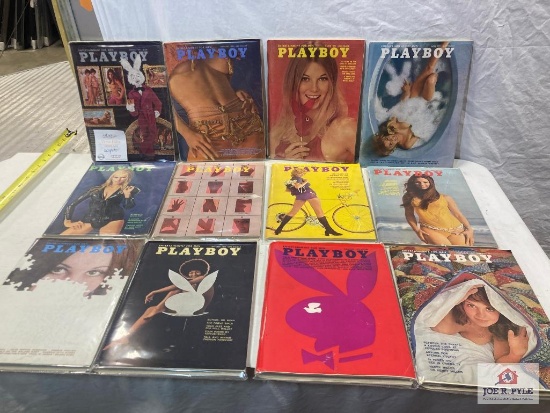 1971 Playboy Magazines complete set of 12 | Art, Antiques