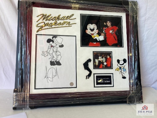 Michael Jackson "Smooth Criminal" Hand Drawn Sketch Photo Frame
