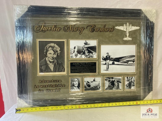 Amelia Earhart Signed Photo Frame