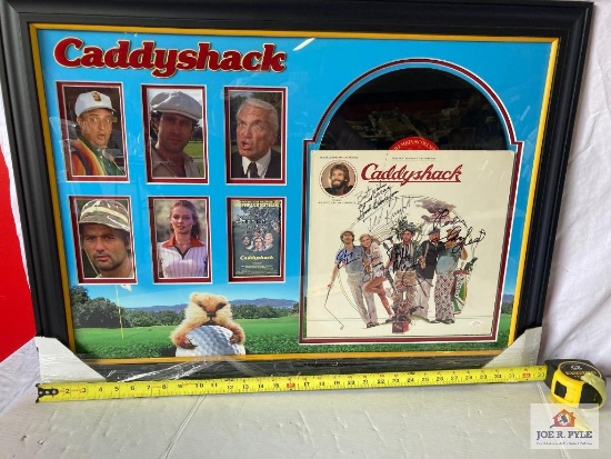"Caddyshack" Cast Signed LP Photo Frame