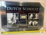 Dutch Schultz Signed Cut Photo Frame
