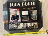 John Gotti Signed Cut Photo Frame