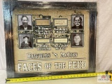 Willis and William Hatfield & Arva and Randolph McCoy Signed Cuts Photo Frame