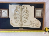 Lexington Hotel Plaster Interior D?cor Photo Frame COA