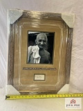 Mohandes Karamchand Ghandi Signed Cut Photo Frame