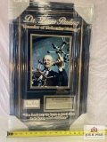 Dr. Linus Pauling Signed Cut Photo Frame