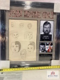 John Wayne Gacy Hand Drawn Portraits Photo Frame