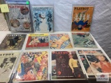 1955 Playboy Magazines complete set of 11, March was never printed