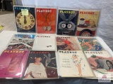 1957 Playboy Magaines complete set of 12