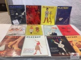 1959 Playboy Magazines complete set of 12