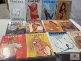 1969 Playboy Magazines complete set of 12