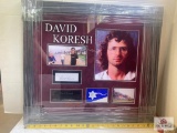 David Koresh Signed Cut Photo Frame