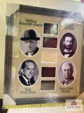 Hearst/Penney/Getty/Pulitzer Signed Cut Photo Frame