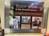 Eliot Ness Signed Night Stick Photo Frame