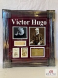 Victor Hugo Signed Cut Photo Frame