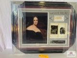 Mary Shelley Signed Cut Photo Frame