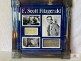 F. Scott Fitzgerald Signed Cut Photo Frame