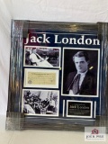 Jack London Signed Cancelled Check Photo Frame