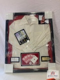 Sammy Davis Jr. Personal White Shirt Photo Frame