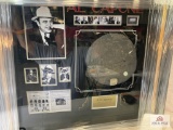 Al Capone Signed Drivers Cap Photo Frame