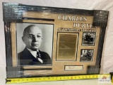 Charles Duryea Signed Cut Photo Frame
