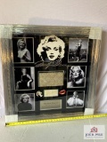 Marilyn Monroe Clutch Purse & Signed Cut Photo Frame
