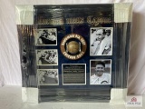 Hartnett, Gabby & Capone, Al September 1931 Ball Photo Frame (Actual Ball Being Signed in the Photo)