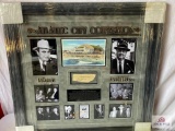 Frank Erickson & Al Capone Signed Single Cut Photo Frame