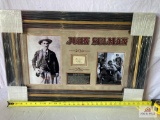 John Selman Signed Cut Photo Frame