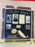 Herman Melville Signed Cut Photo Frame
