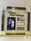 Charles & Anne Lindberg Signed Cuts Photo Frame