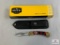 [148] Buck #110 Folding Automatic First Run 1 of 250 w/Box and Sheath