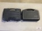 [211] Two Hard plastic handgun cases