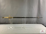[63] Militia/Fraternal Ceremonial Sword wit Scabbard