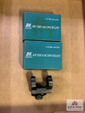 [228] Three AR-15 Scope Ring Mounts