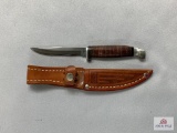 [143] Case #M3F Stacked Handle Hunter w/Sheath