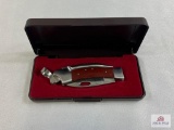 [159] A. G. Russell Folding Fisherman's Knife w/Case
